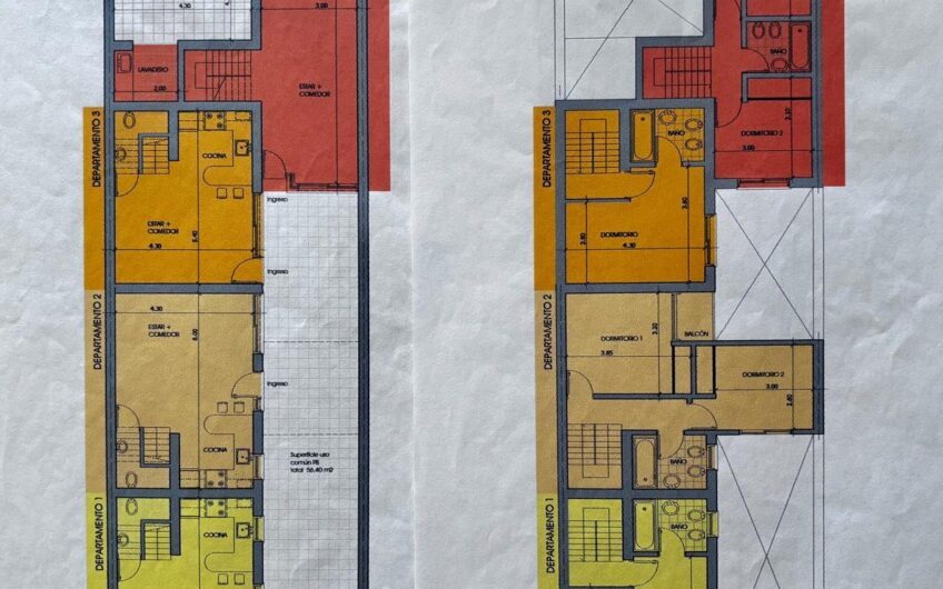 Pasco 3418 – Departamento dúplex de pasillo
